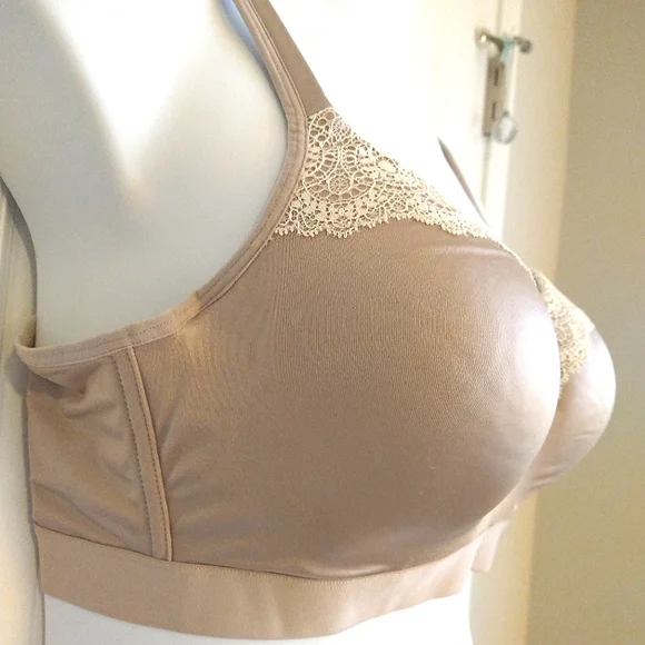 πLane Bryant Cacique Beige Balconette Bra 42C NWT π - Picture 3 of 11